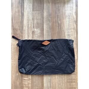 Designer MZ Wallace Large Cosmetic Pouch Bathroom Bag in Black Quiet Luxury